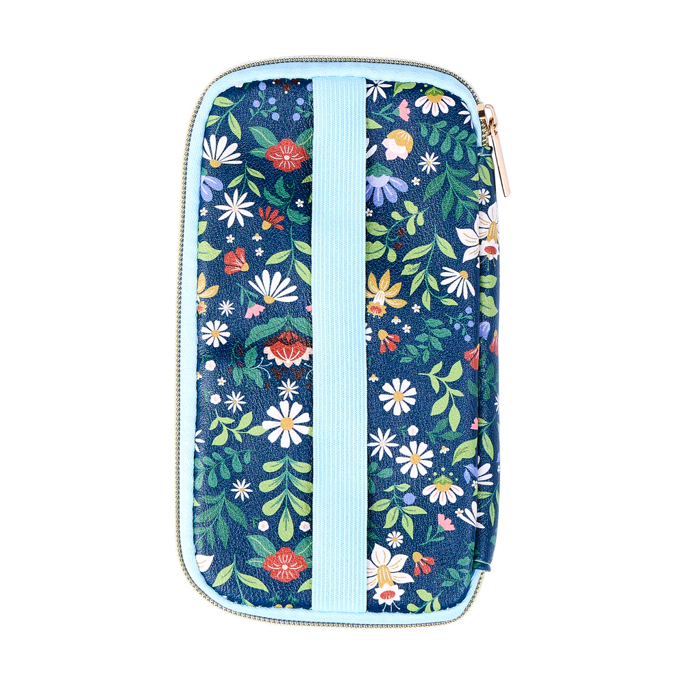 Forest Flowers - Banded Accessory Zip Pouch - Image 3
