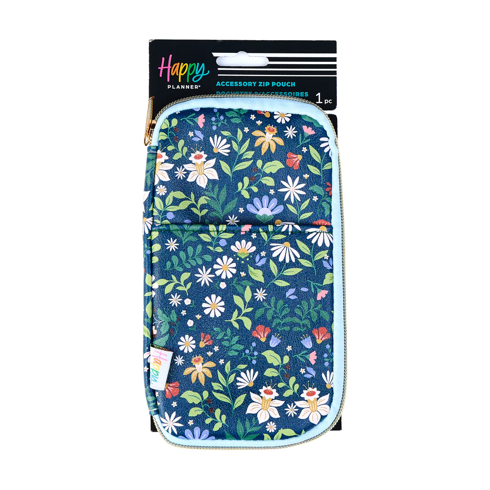 Forest Flowers - Banded Accessory Zip Pouch - Image 4
