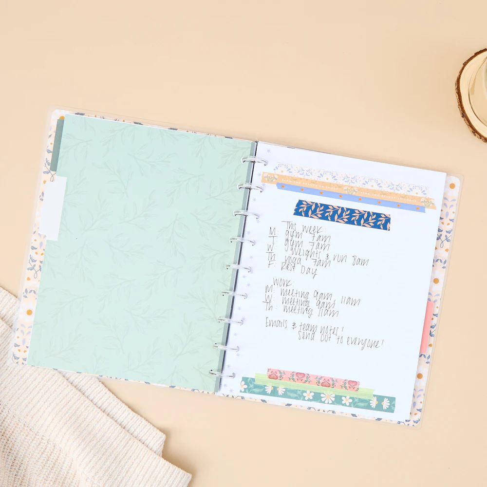 Forest Flowers - Dotted Lined Classic Notebook - 60 Sheets - Image 2