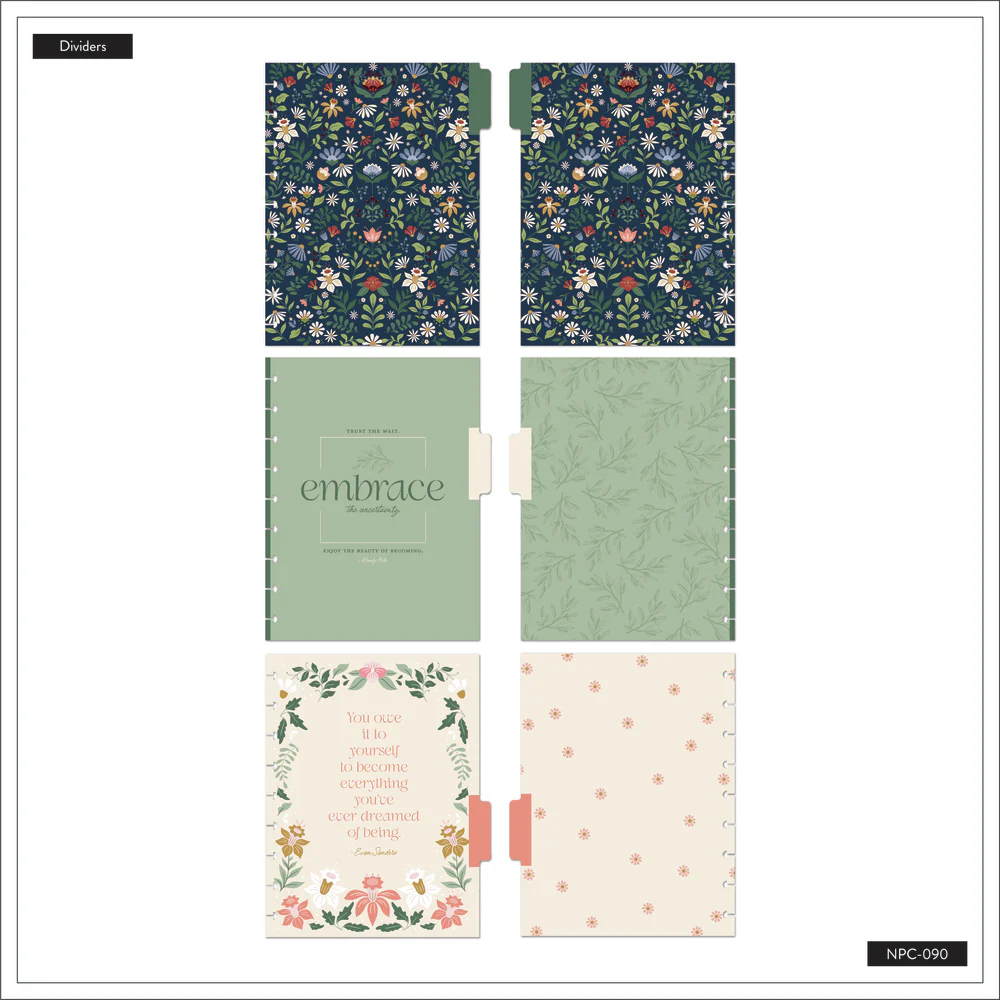 Forest Flowers - Dotted Lined Classic Notebook - 60 Sheets - Image 5