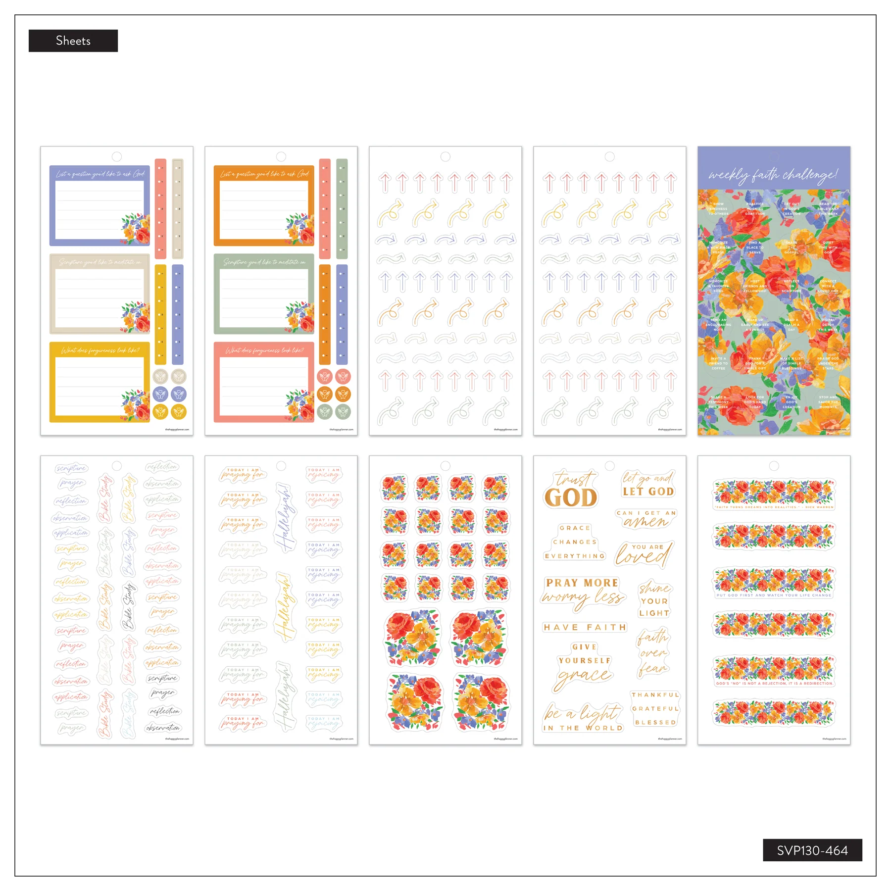 French Papers Faith - Value Pack Stickers - Image 9