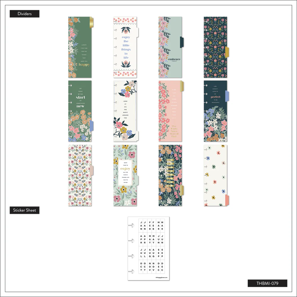 Fresh Bouquet - Skinny Mini Planner Gift Box Set - Image 13