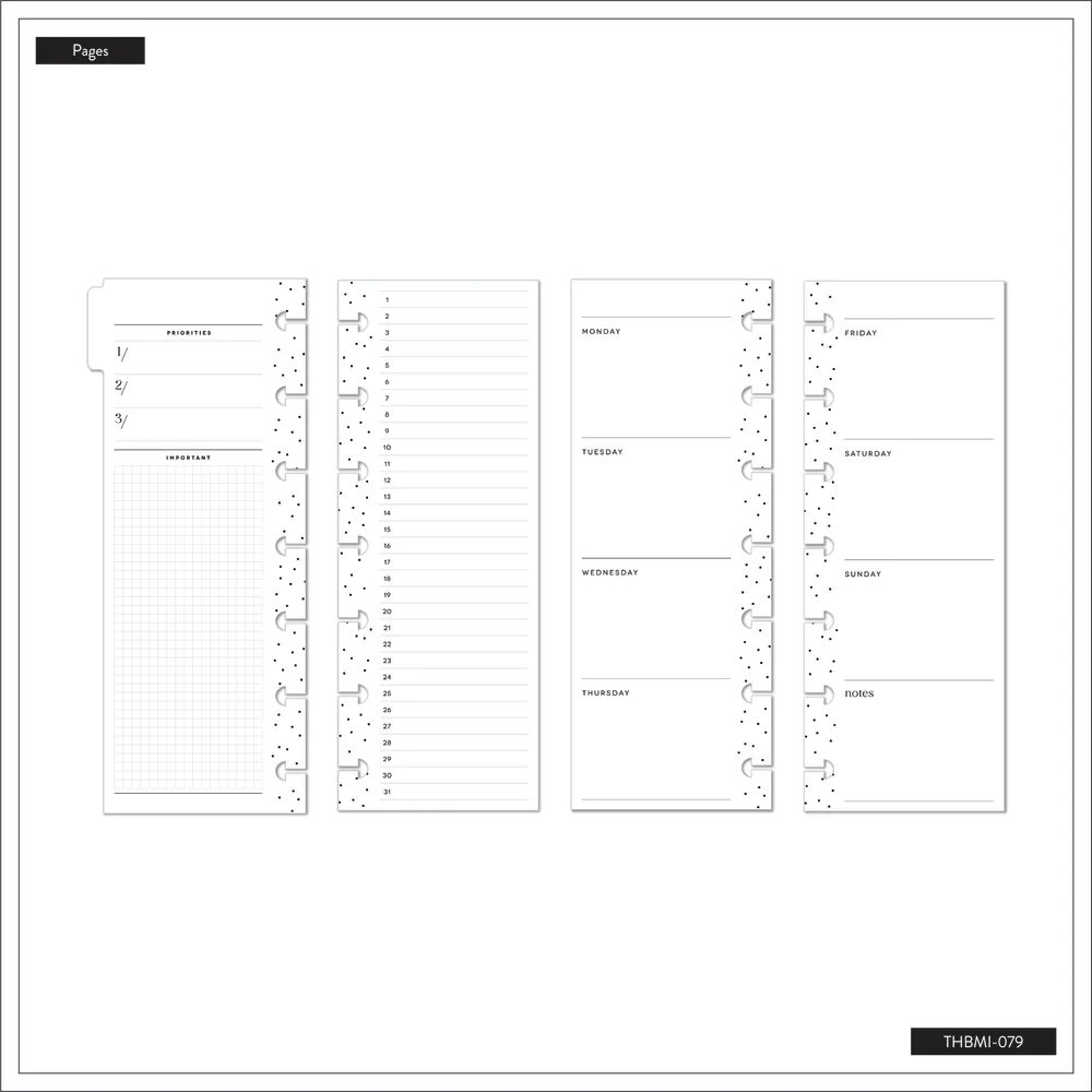 Fresh Bouquet - Skinny Mini Planner Gift Box Set - Image 14