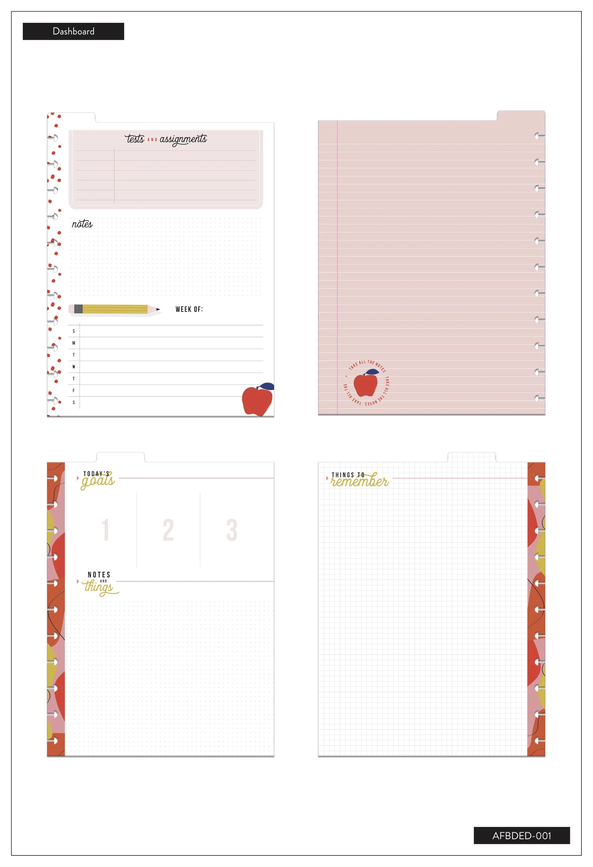 Fresh Start Big Wet Erase Dashboard - Image 2