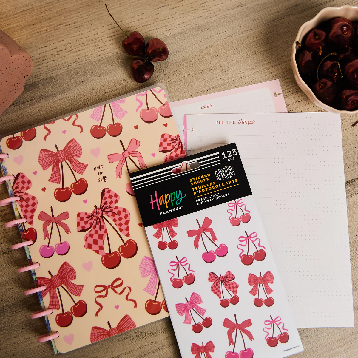 Fresh Start - Classic Notebook + Filler Paper + Sticker Bundle - Image 4