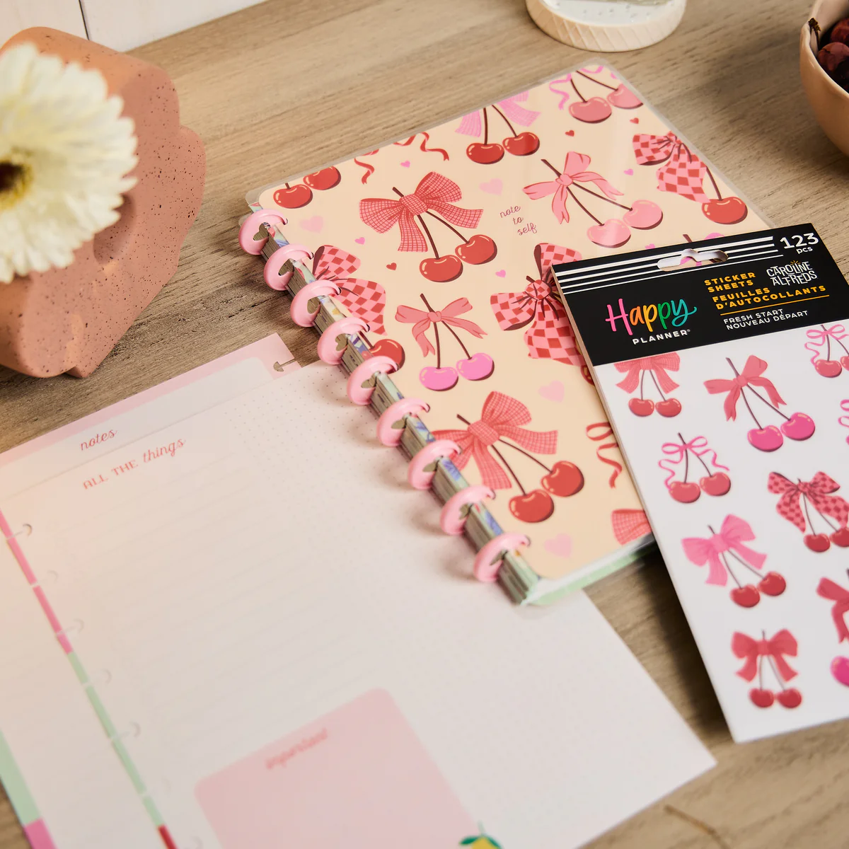 Fresh Start - Classic Notebook + Filler Paper + Sticker Bundle - Image 5