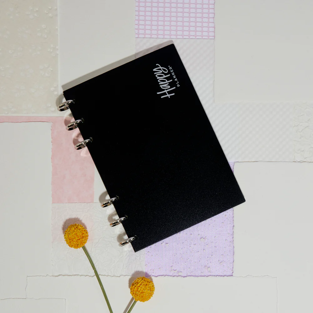 Frosted Black - Disc Bound Foldable Standing Desk Agenda - Weekly Overview - 52 Sheets - Image 4