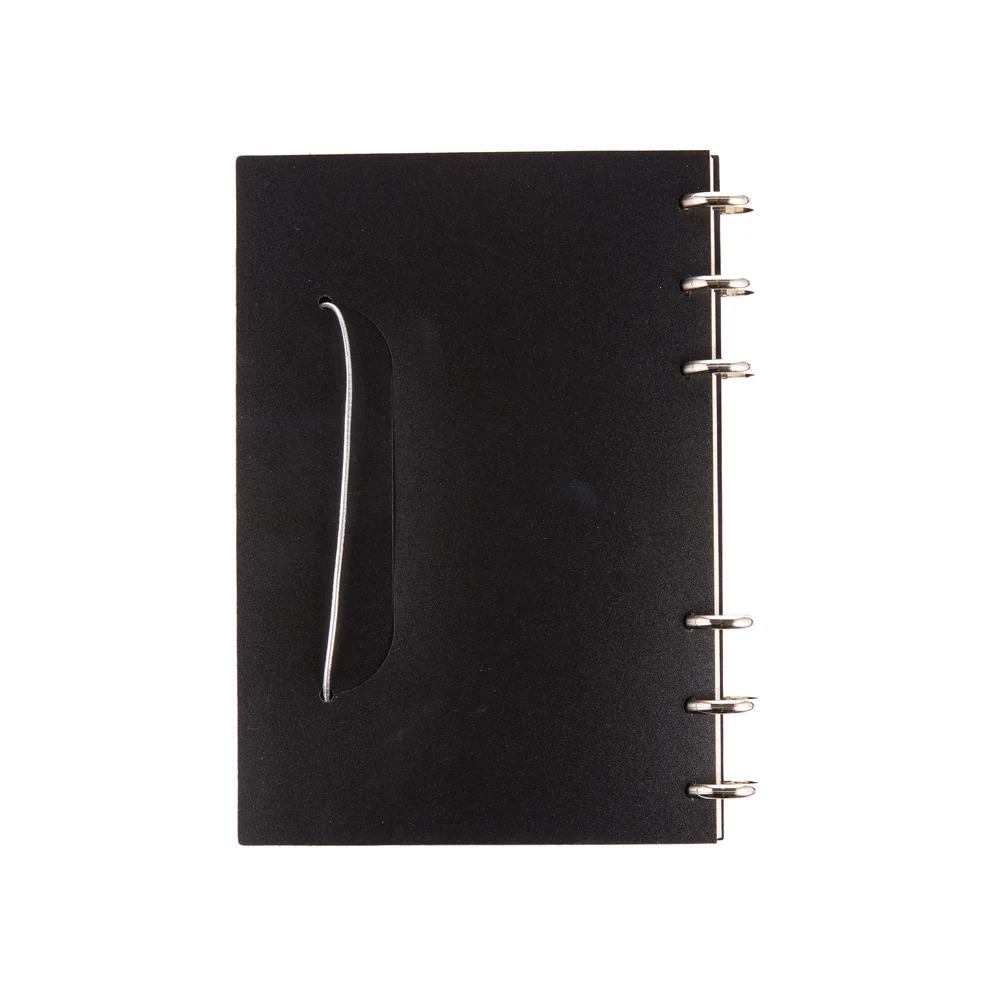 Frosted Black - Disc Bound Foldable Standing Desk Agenda - Weekly Overview - 52 Sheets - Image 6