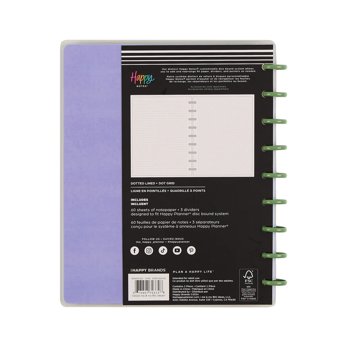 Fruit Stand Teacher - Dotted Lined + Dot Grid Classic Notebook - 60 Sheets - Image 14