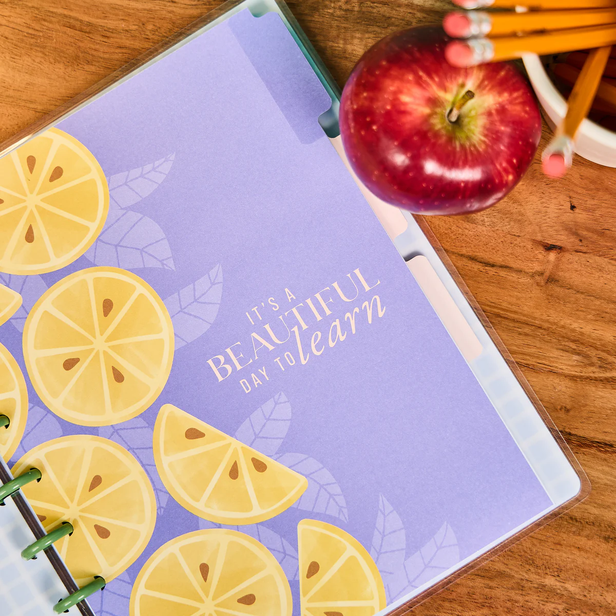 Fruit Stand Teacher - Dotted Lined + Dot Grid Classic Notebook - 60 Sheets - Image 2