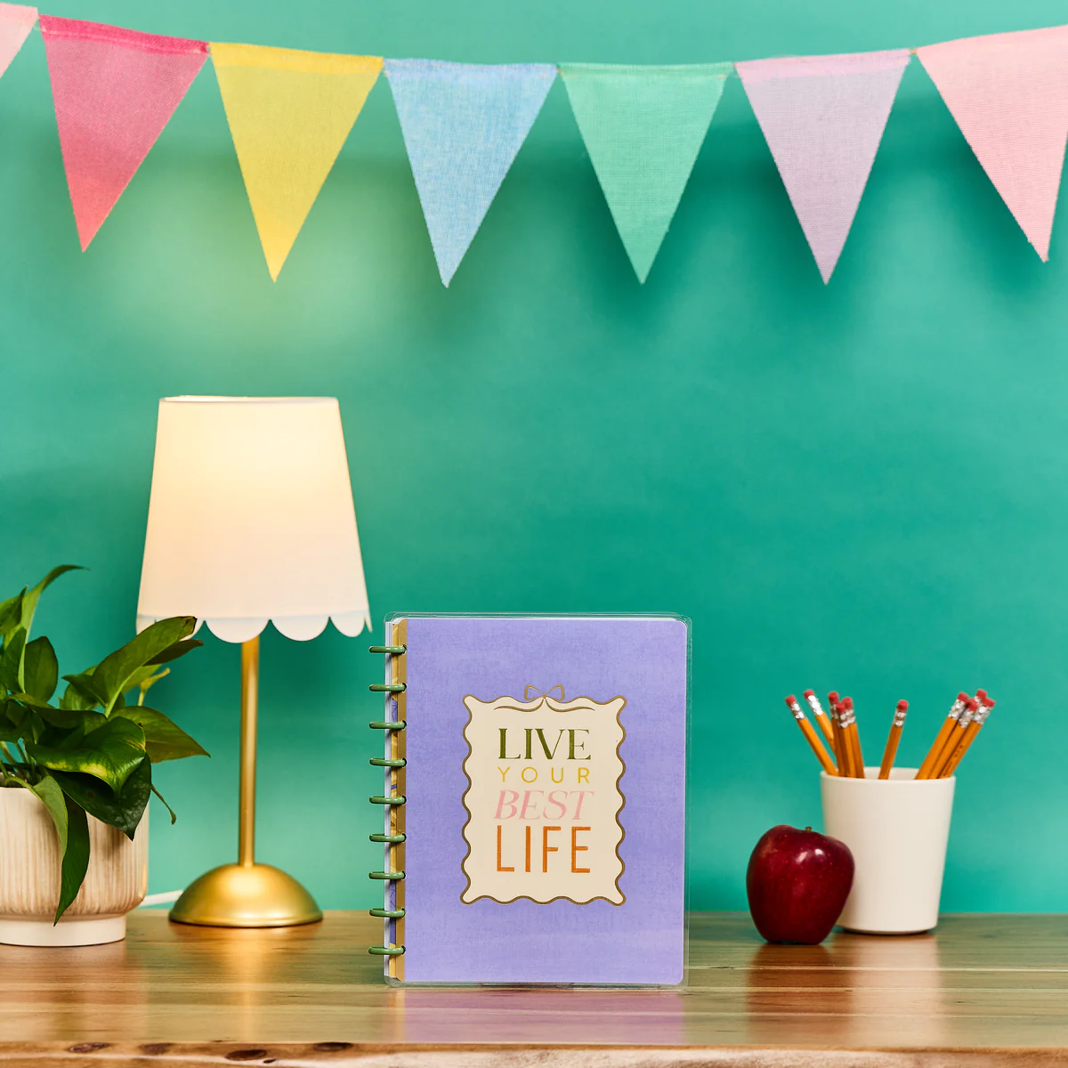 Fruit Stand Teacher - Dotted Lined + Dot Grid Classic Notebook - 60 Sheets - Image 3