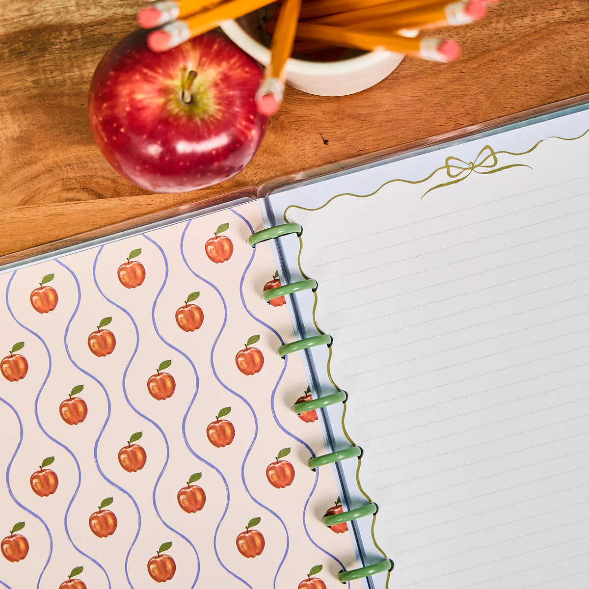 Fruit Stand Teacher - Dotted Lined + Dot Grid Classic Notebook - 60 Sheets - Image 4