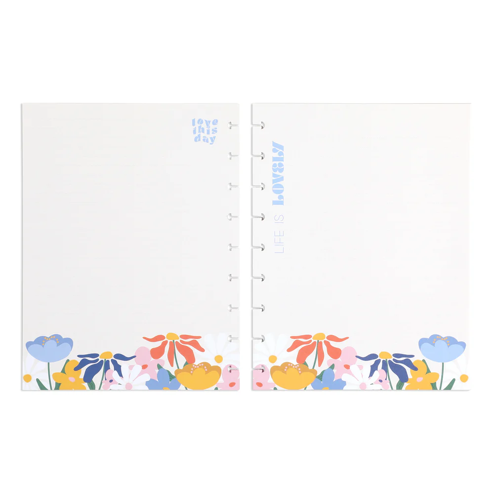 Fun Fleurs - Dotted Lined Classic Filler Paper - 40 Sheets - Image 3