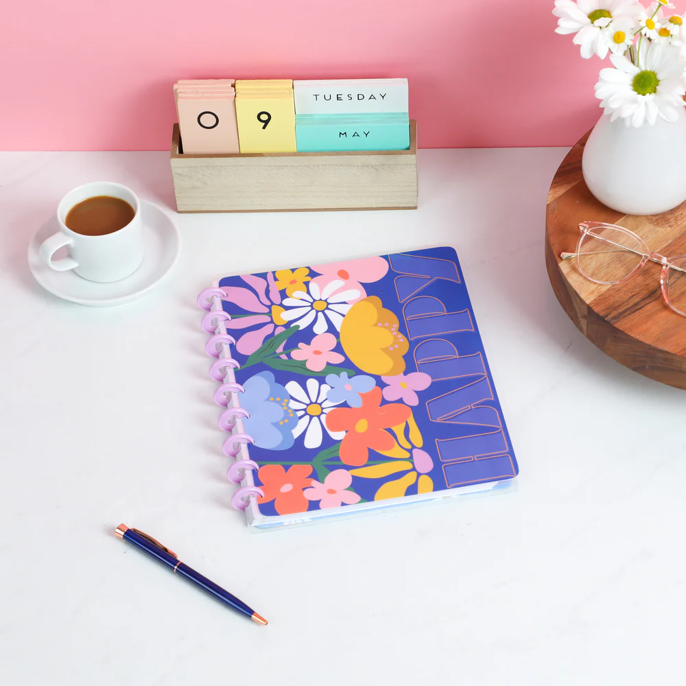 Fun Fleurs - Dotted Lined Classic Notebook - 60 Sheets - Image 4