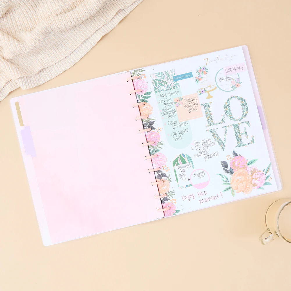 Garden Wedding - Dotted Lined Big Notebook - 60 Sheets - Image 2