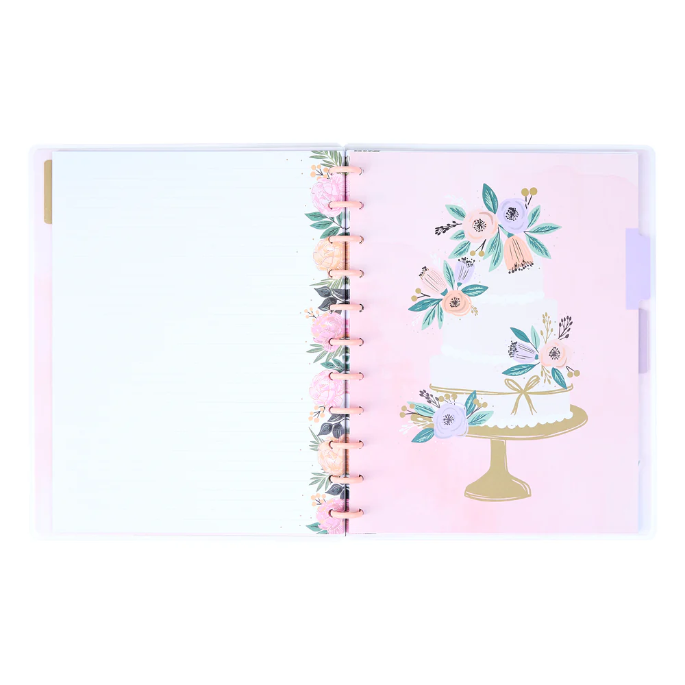 Garden Wedding - Dotted Lined Big Notebook - 60 Sheets - Image 4