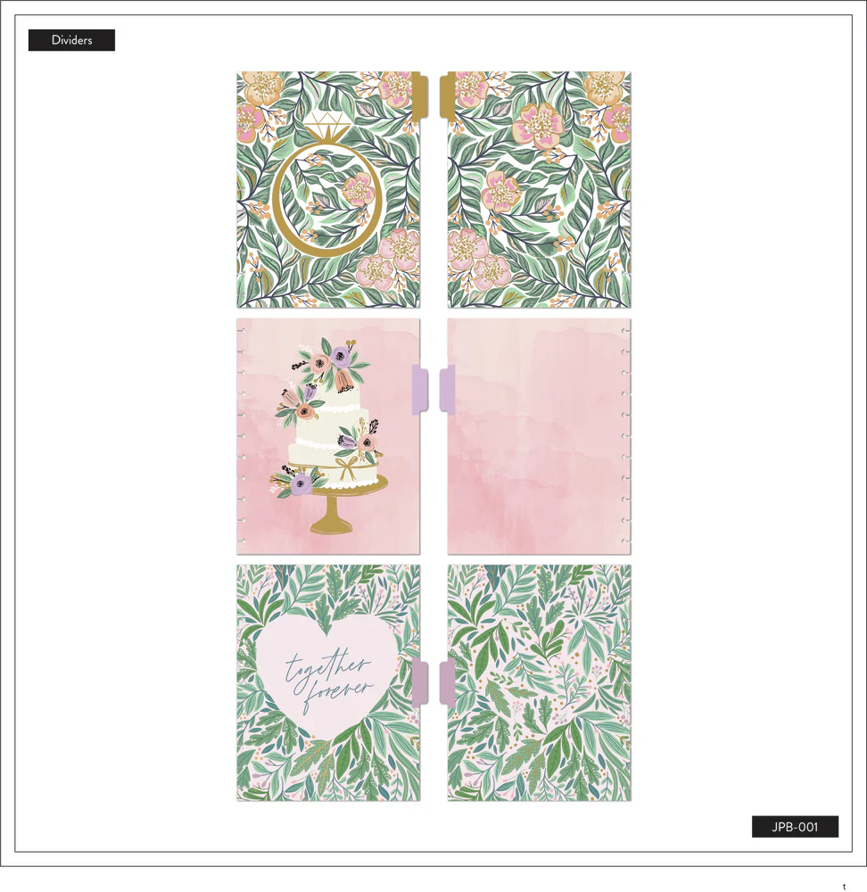 Garden Wedding - Dotted Lined Big Notebook - 60 Sheets - Image 5