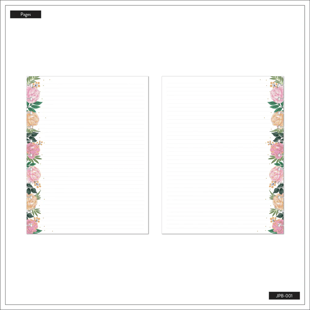 Garden Wedding - Dotted Lined Big Notebook - 60 Sheets - Image 6
