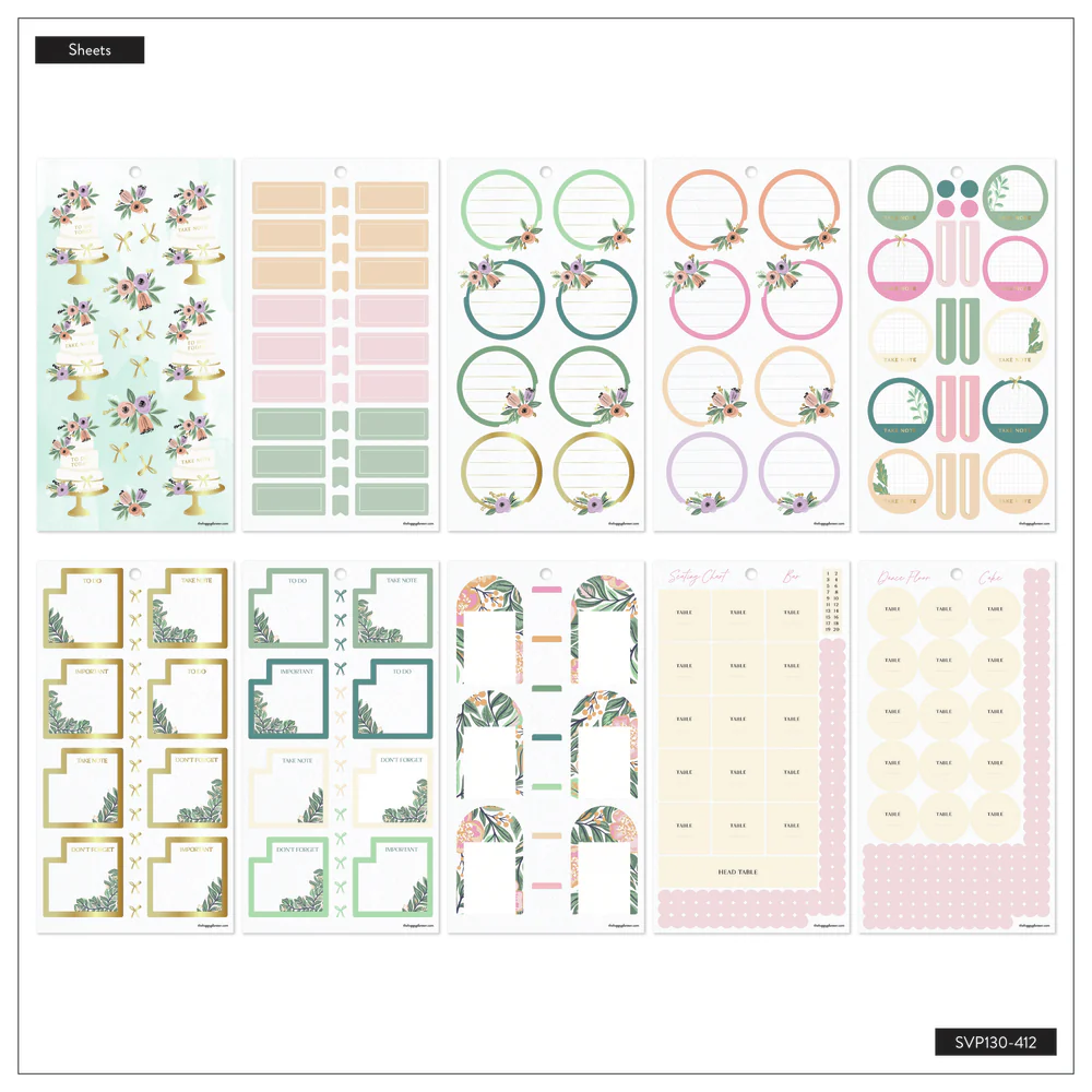Garden Wedding - Value Pack Stickers - Big - Image 5