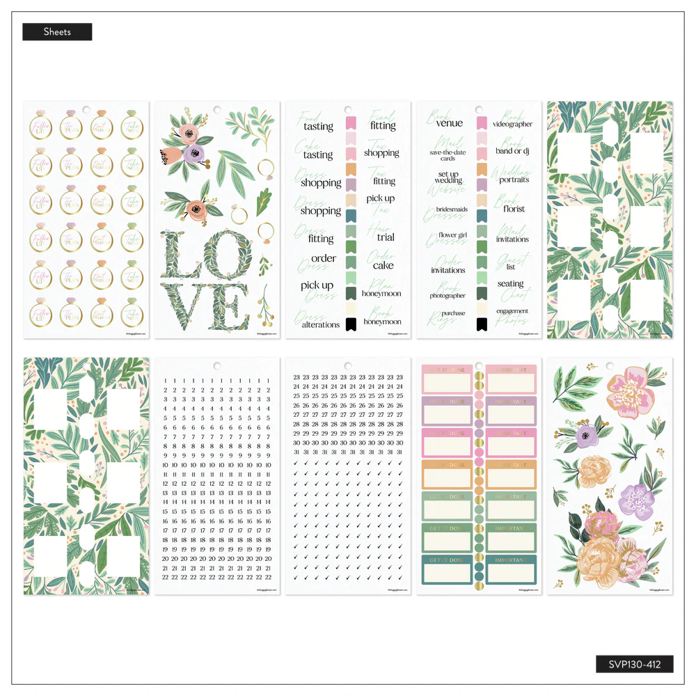 Garden Wedding - Value Pack Stickers - Big - Image 6