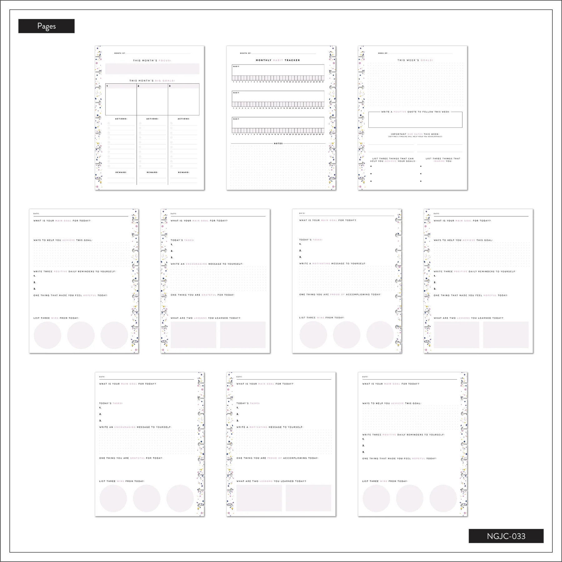 Goal Plan Repeat - Classic Guided Goals Journal - Image 10