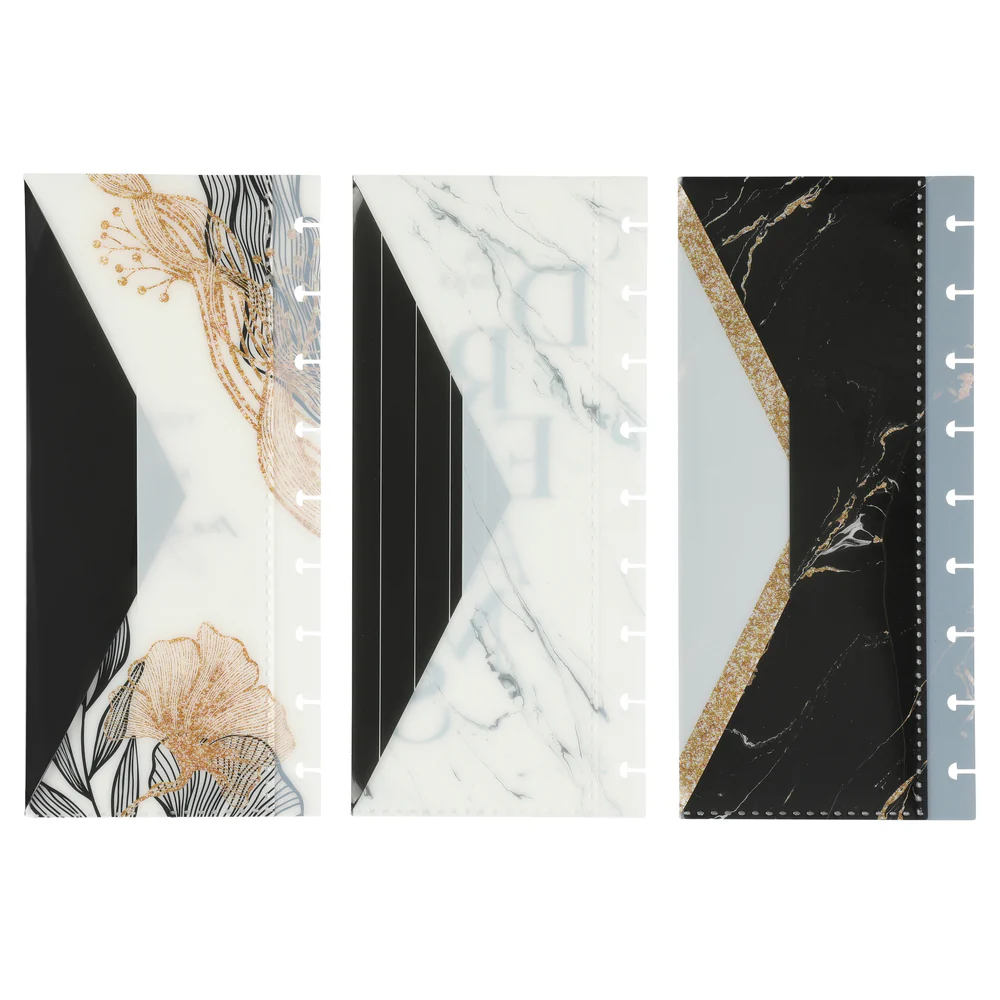 Gold & Black Envelopes - 3 Pack - Image 4