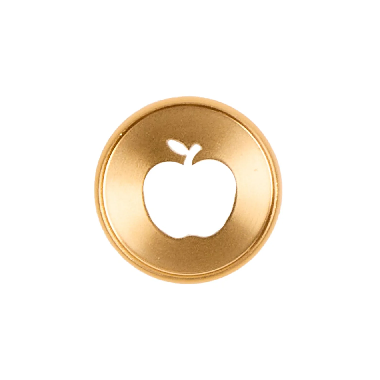 Gold Apple Cut Out - Medium Metal Disc Set