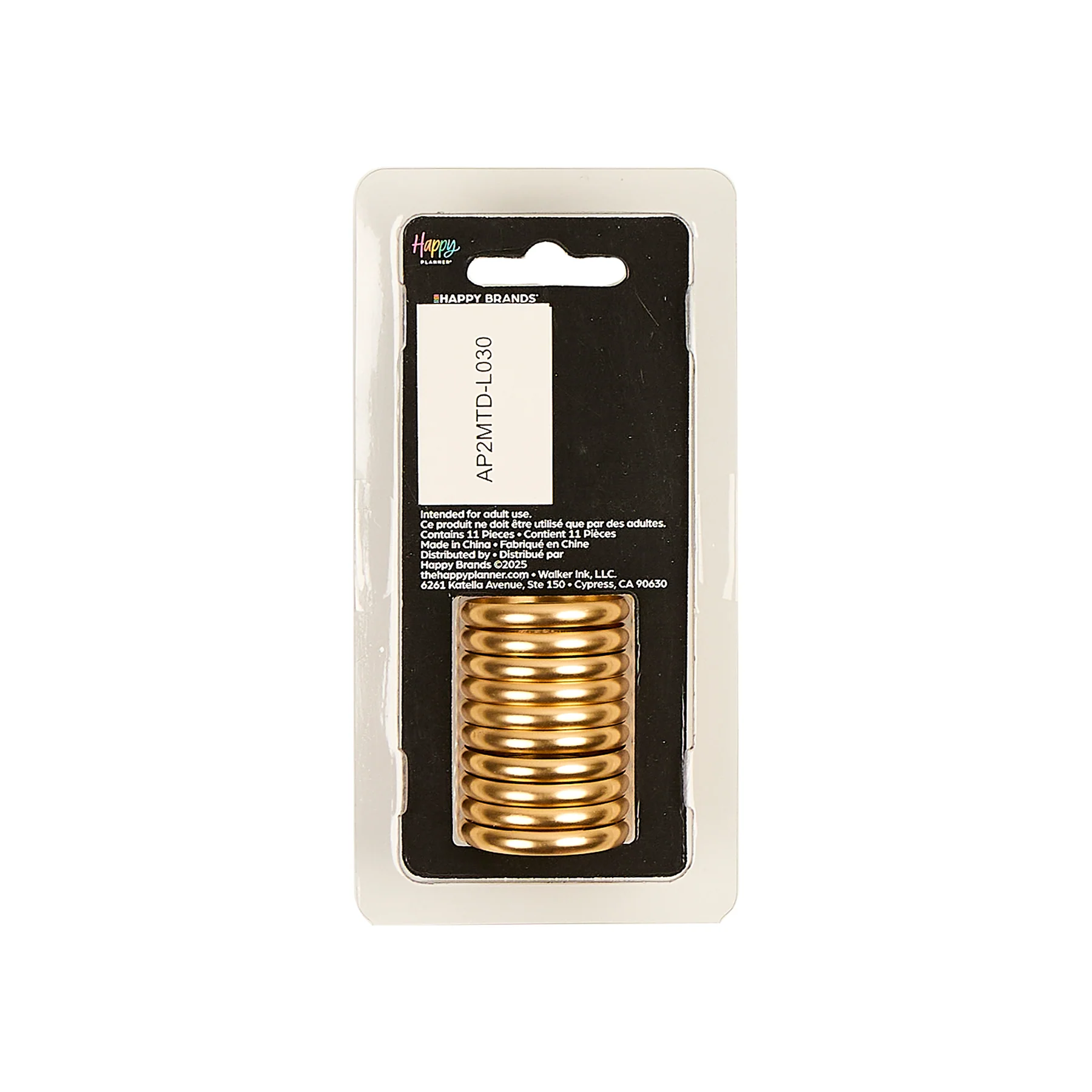 Gold Apple Cut Out - Medium Metal Disc Set - Image 7