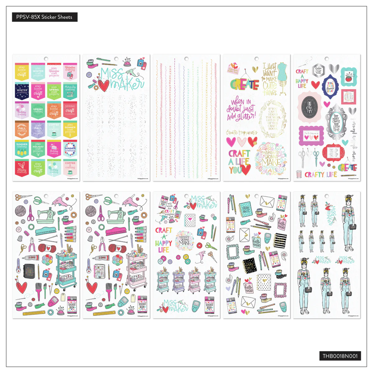 Golden Cheers 10 Year Anniversary Bundle - 5 Sticker Books + Limited-Edition Tote - Image 18