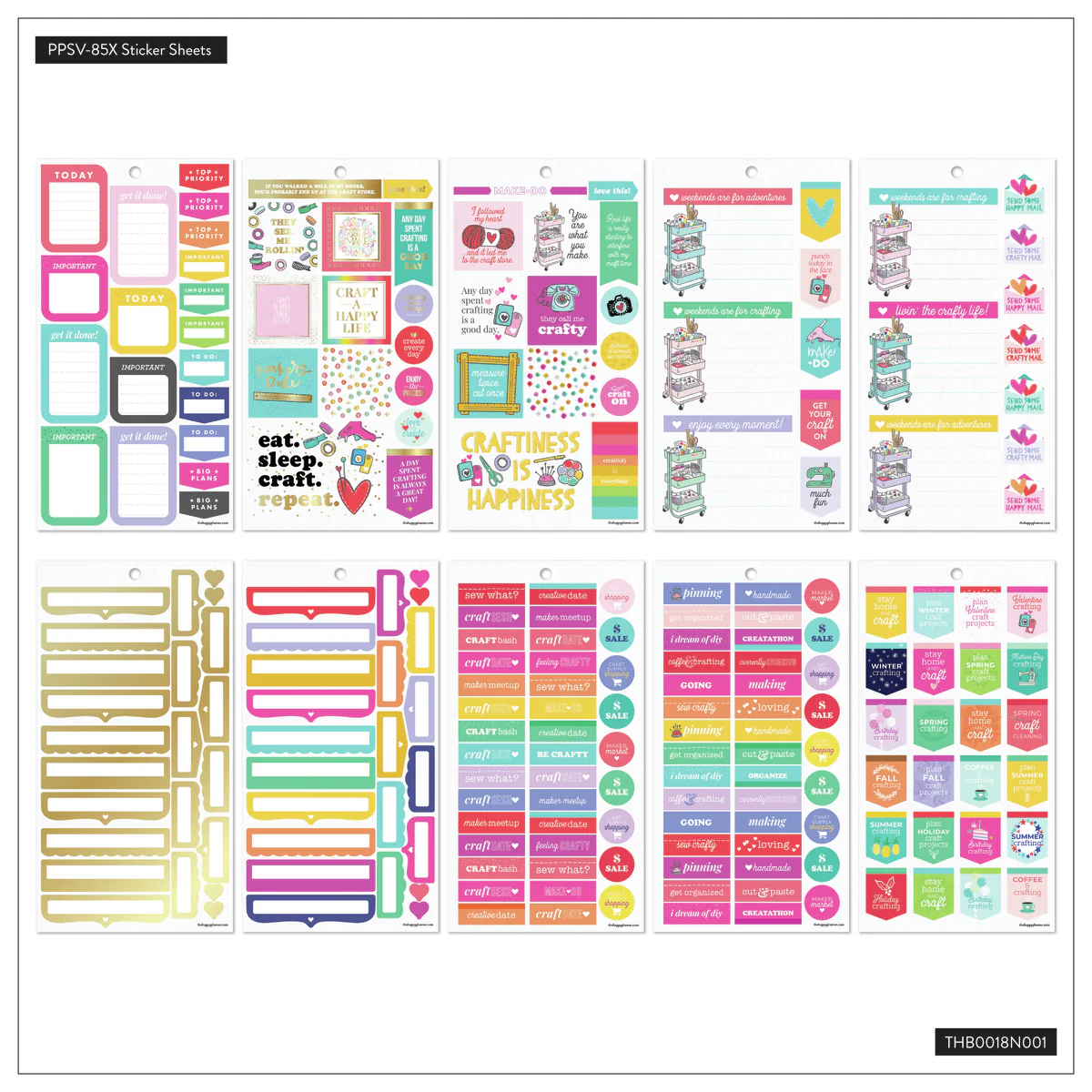 Golden Cheers 10 Year Anniversary Bundle - 5 Sticker Books + Limited-Edition Tote - Image 20