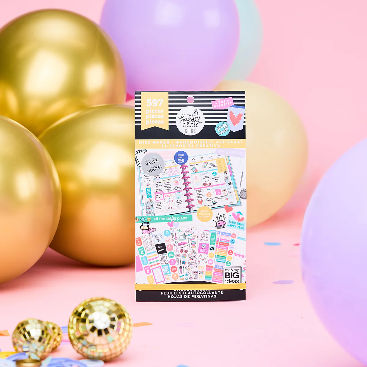 Golden Cheers 10 Year Anniversary Bundle - 5 Sticker Books + Limited-Edition Tote - Image 4