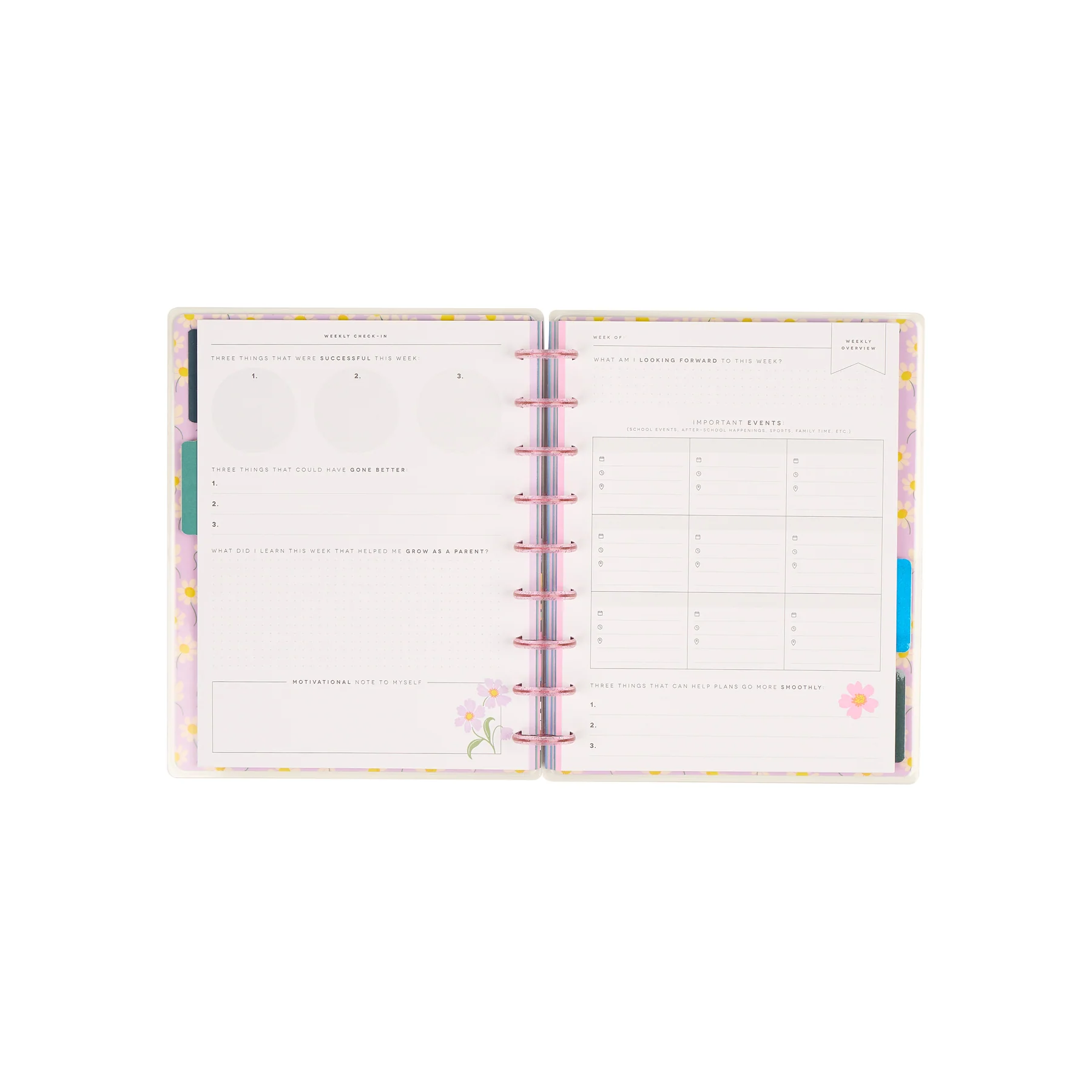 Golden Garden Mom - Classic Guided Parenting Journal - 80 Sheets - Image 19