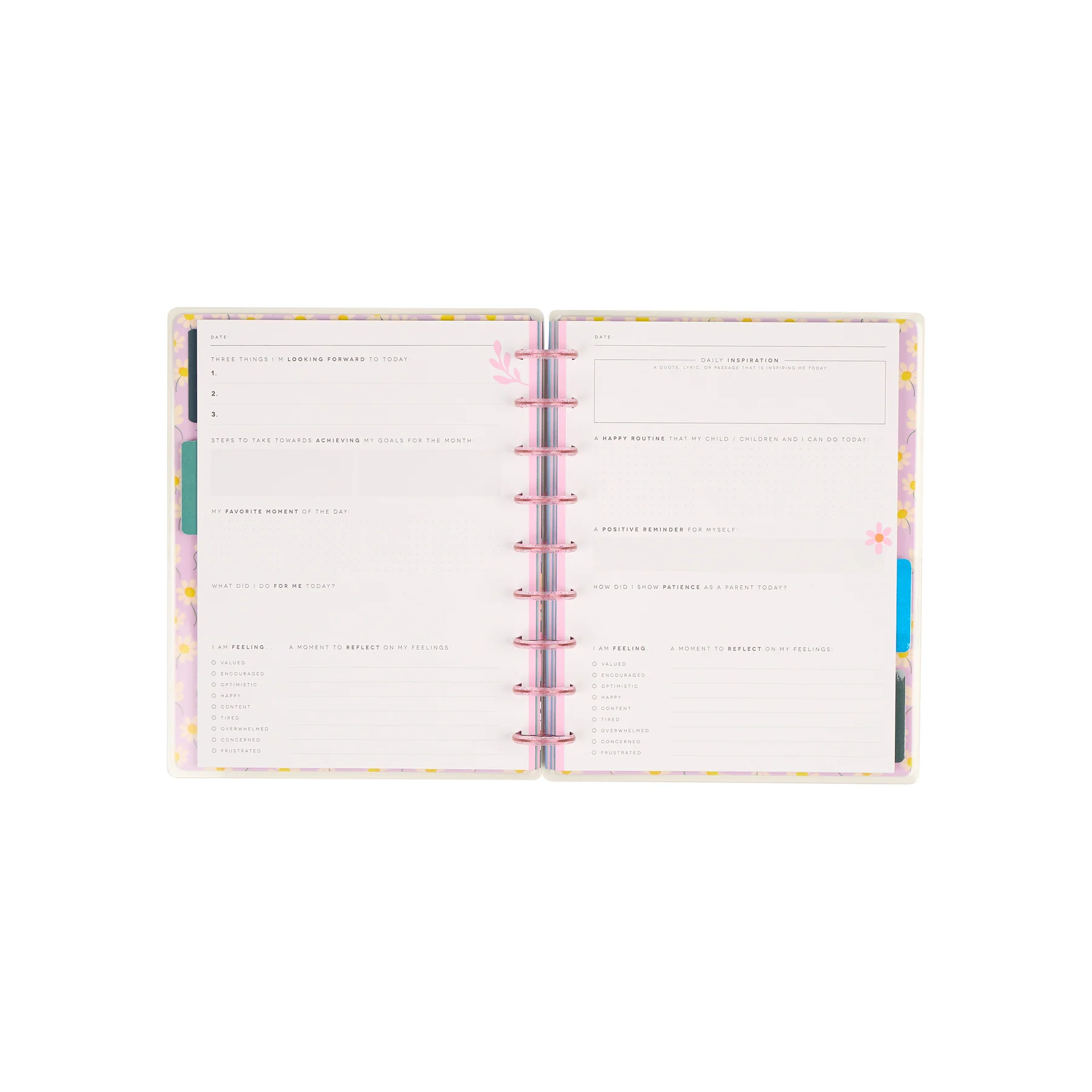 Golden Garden Mom - Classic Guided Parenting Journal - 80 Sheets - Image 20