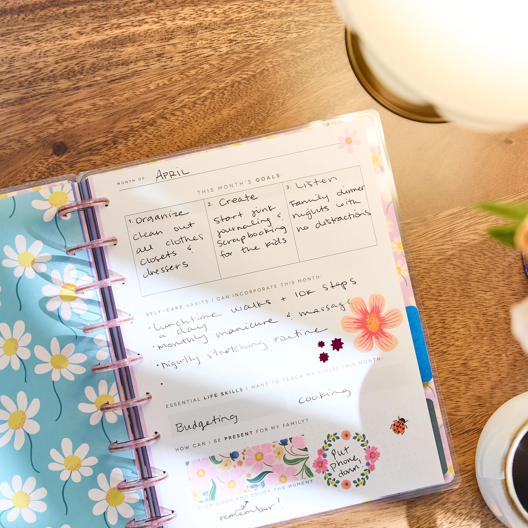 Golden Garden Mom - Classic Guided Parenting Journal - 80 Sheets - Image 5