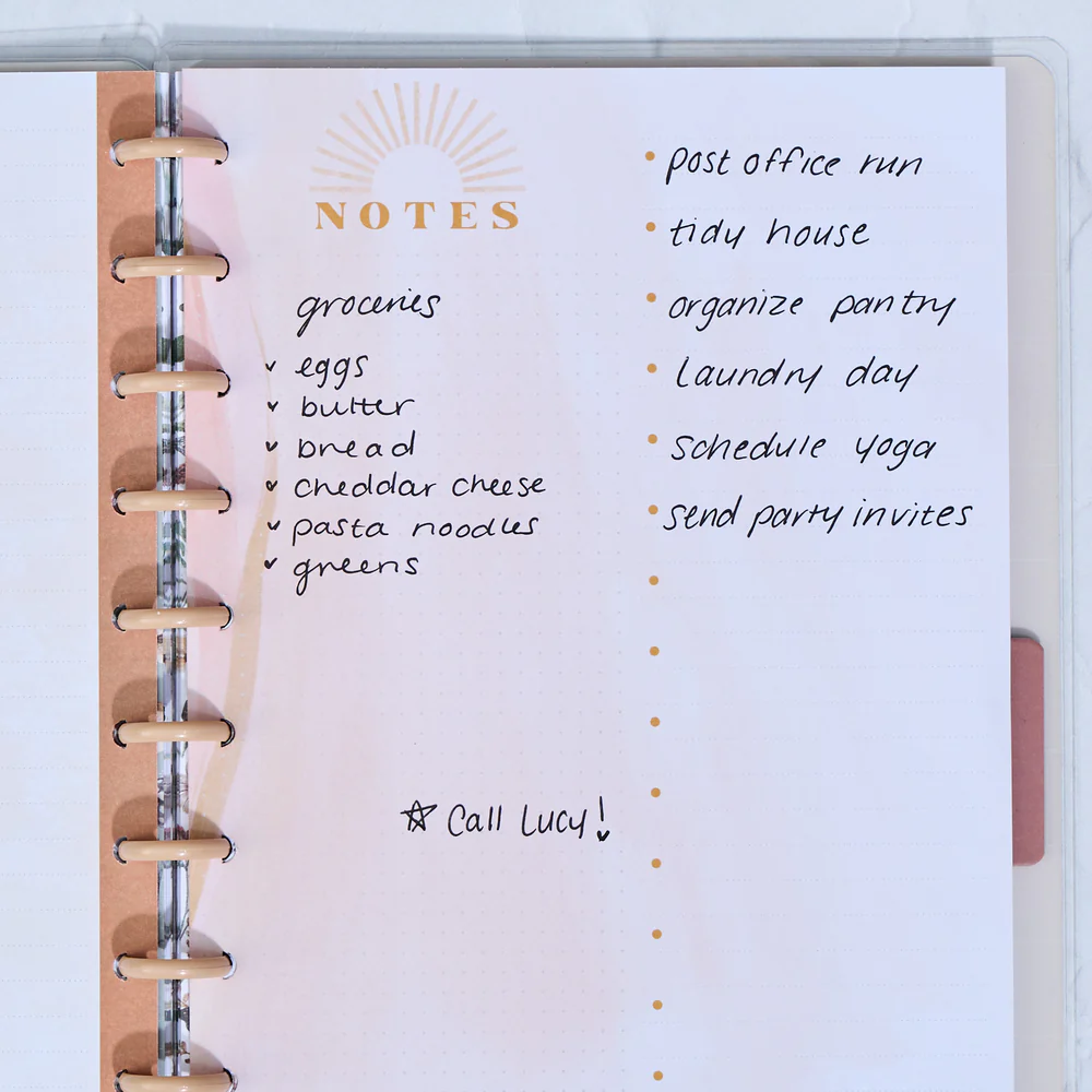 Golden Hour - Dashboard + Dot Grid Classic Filler Paper - 40 Sheets - Image 3