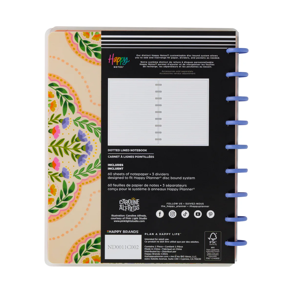 Golden Meadow - Dotted Lined Classic Notebook - 60 Sheets - Image 11