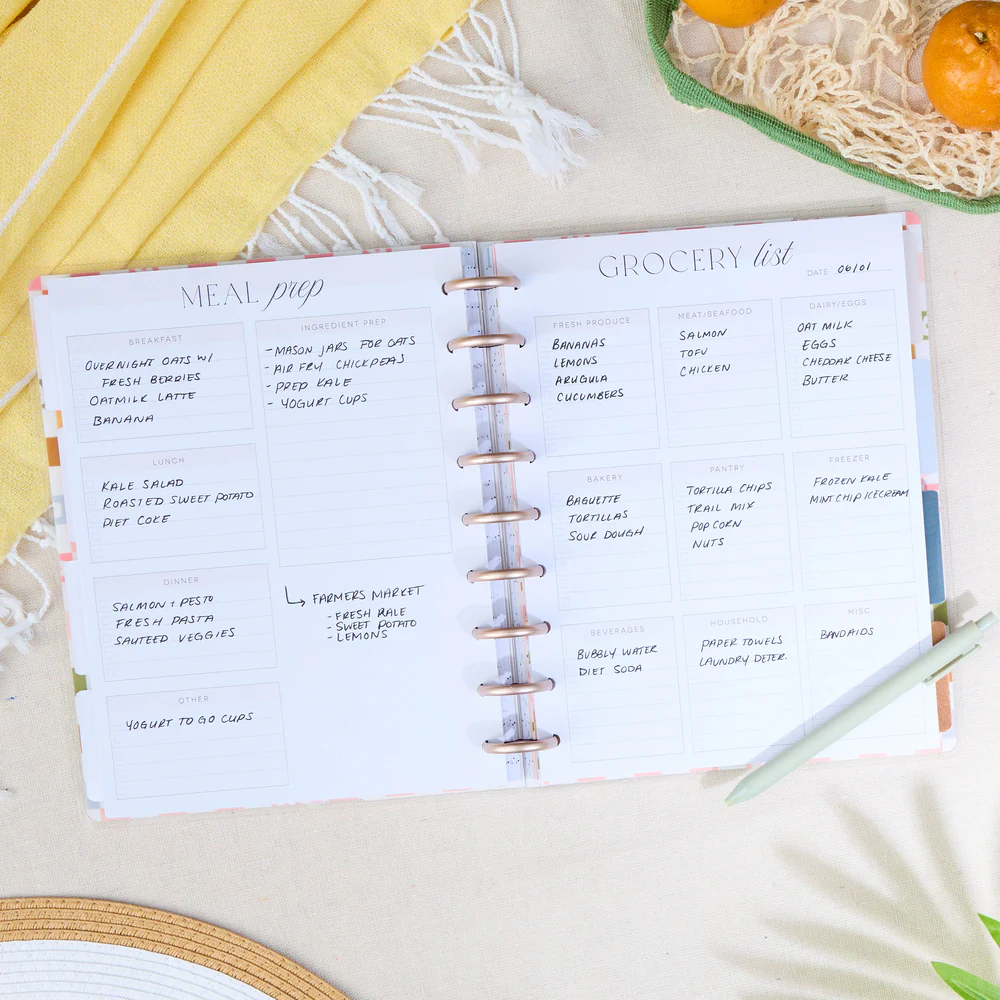Grocery + Meal Prep List - Classic Filler Paper - 40 Sheets - Image 2