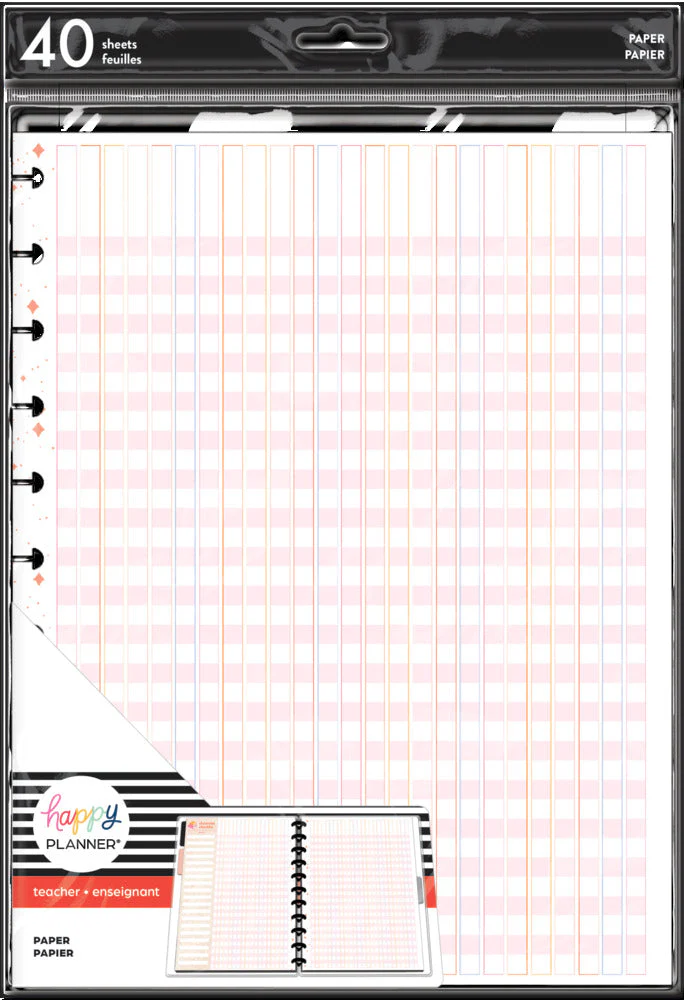 Groovy Day Teacher Big Checklist Filler Paper - 40 Sheets - Image 5