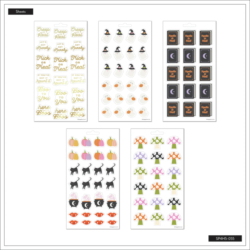 Halloween - 5 Sticker Sheets - Image 5
