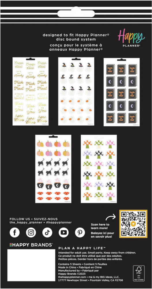 Halloween - 5 Sticker Sheets - Image 6