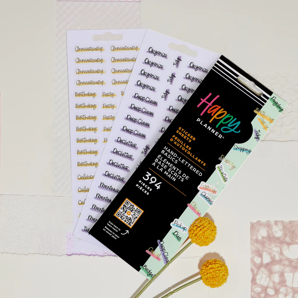 Hand Lettered Basics Stickers - 8 Sheets - Image 3