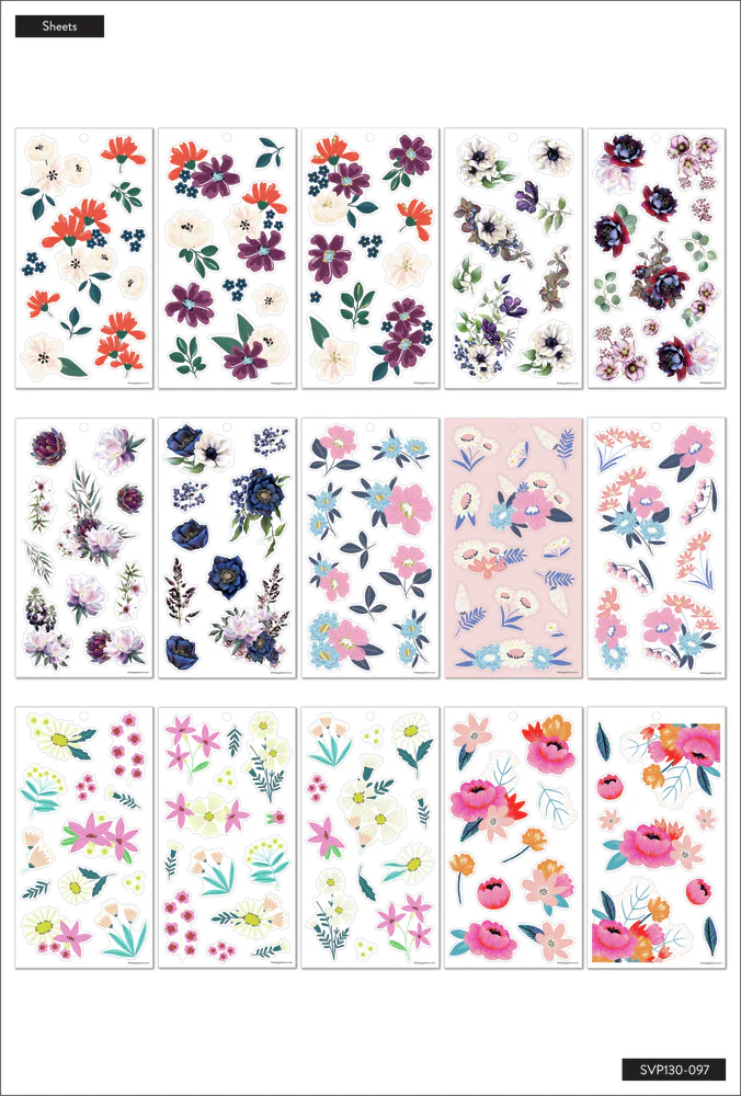 Happy Blooms - Value Pack Stickers - Image 3