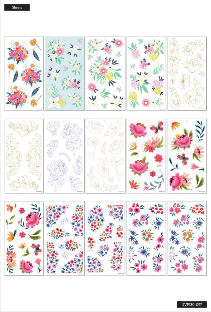 Happy Blooms - Value Pack Stickers - Image 4