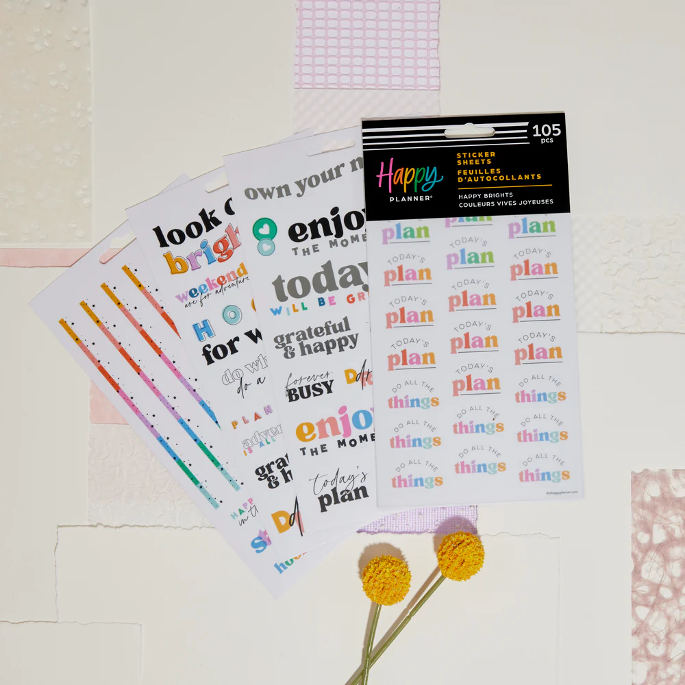 Happy Brights - 5 Sticker Sheets - Image 4