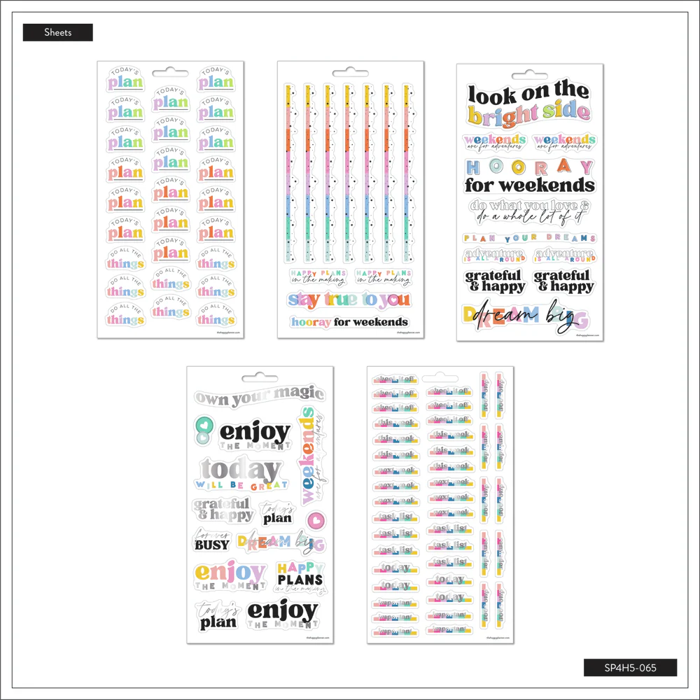 Happy Brights - 5 Sticker Sheets - Image 5