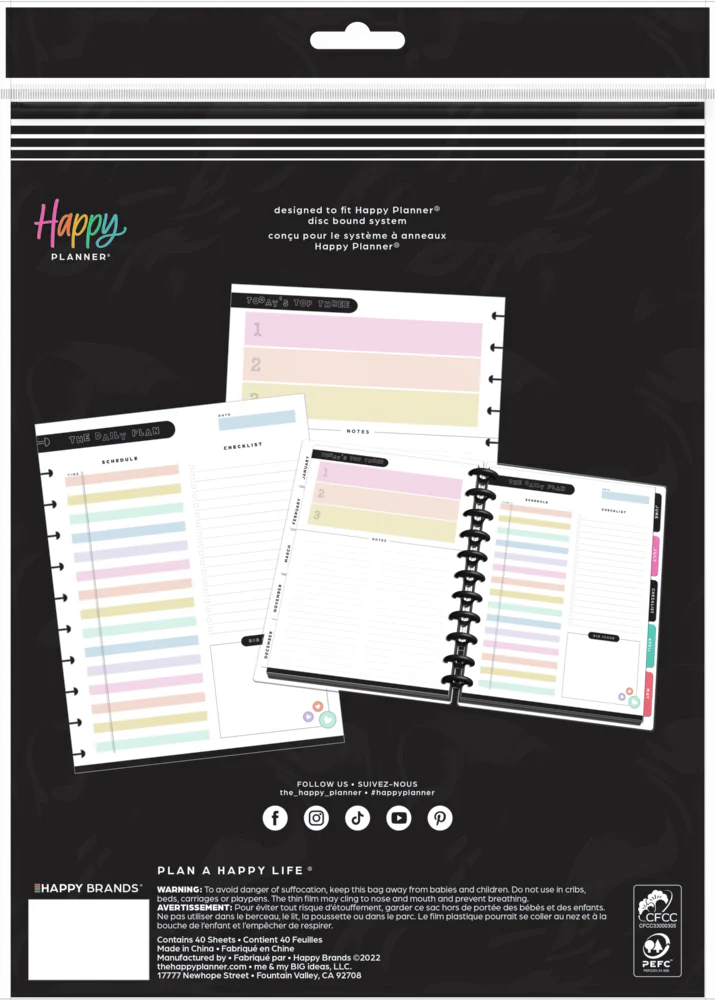 Happy Brights - Dashboard Big Filler Paper - 40 Sheets - Image 5