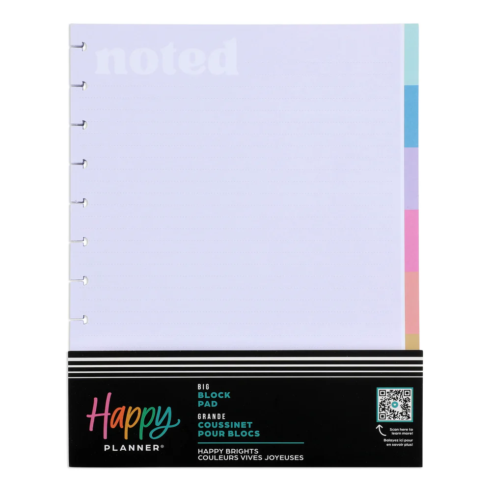 Happy Brights - Block Notepad - Big  - 100 Sheets - Image 5