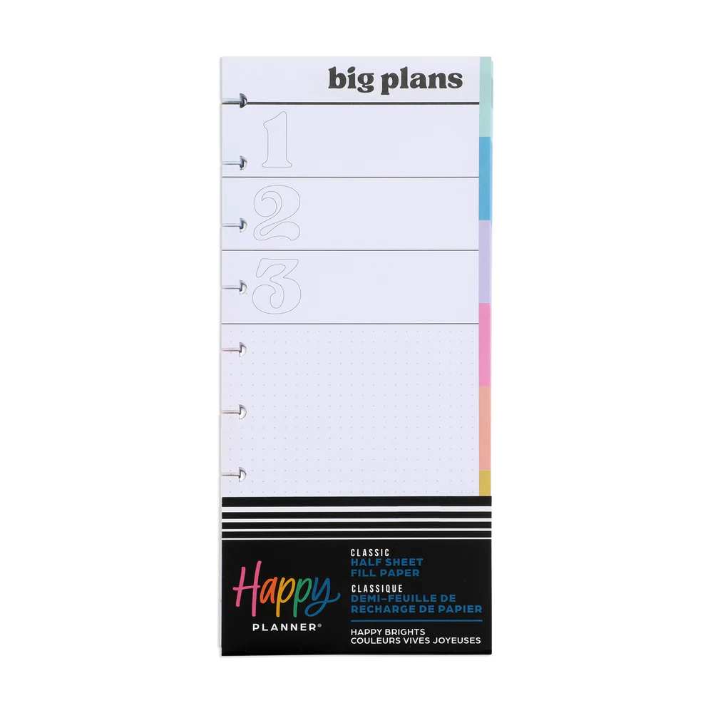 Happy Brights - Dashboard Classic Half Sheet Filler Paper - 60 Sheets - Image 4