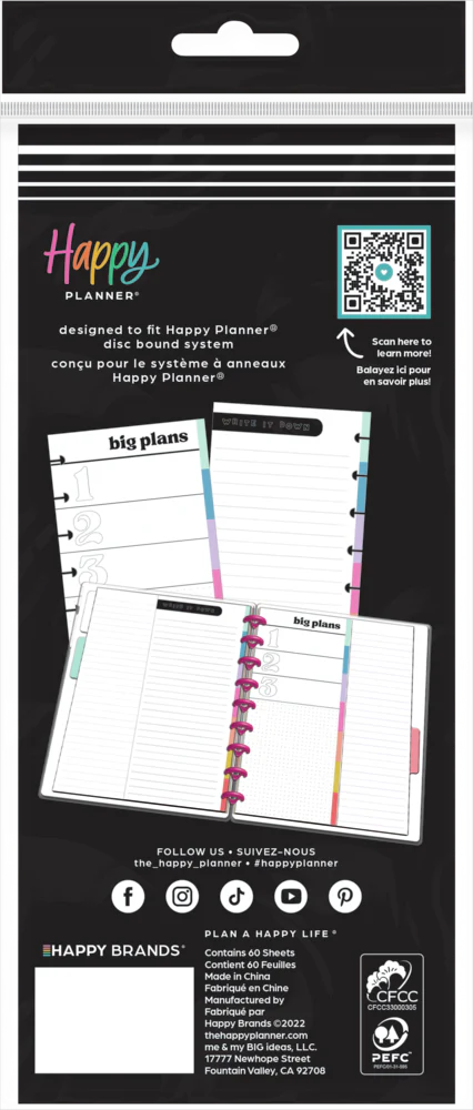 Happy Brights - Dashboard Classic Half Sheet Filler Paper - 60 Sheets - Image 5