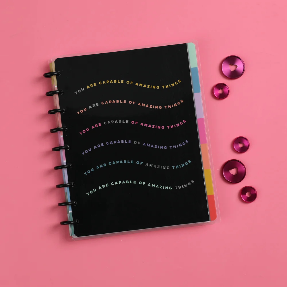 Happy Brights - Blank Paper Classic Notebook - 60 Sheets - Image 4